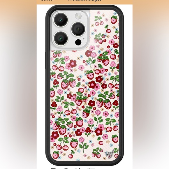 WILDFLOWER Other - Wildflower Cases - Compatible with iPhone 16 Pro Max | Protective Black Bumper